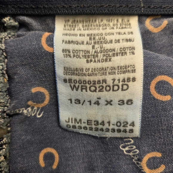 Wrangler Q Baby No Gap Waistband Bootcut Jeans Size 13/14 - Picture 11 of 11